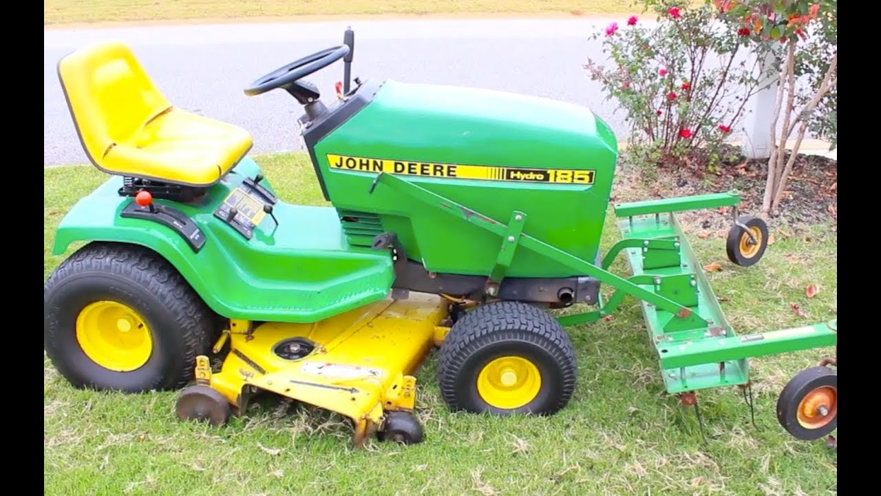 КАК УДАЛИТЬ САМУ С ГАЗОНА ГРАБЛИ JOHN DEERE DE THATCHER ДЛЯ ТРАВЫ