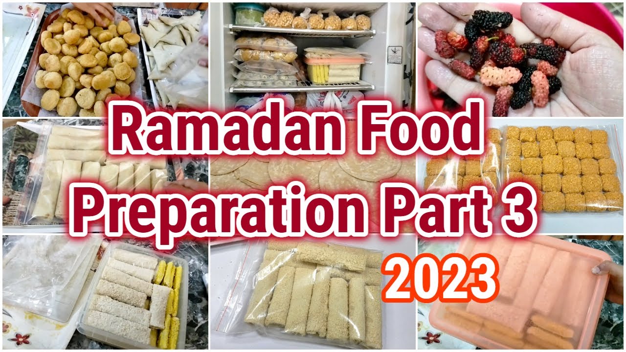Ramadan Food Preparation Part 3 🌙 Ramadan 2023 | Pre Ramadan Preparation food ideas | Make & Freeze