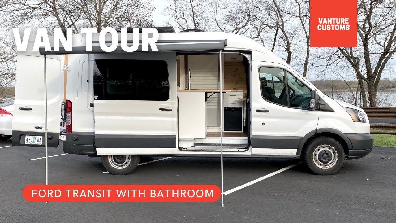 VAN LIFE | FORD TRANSIT VAN TOUR WITH FULL WET BATH