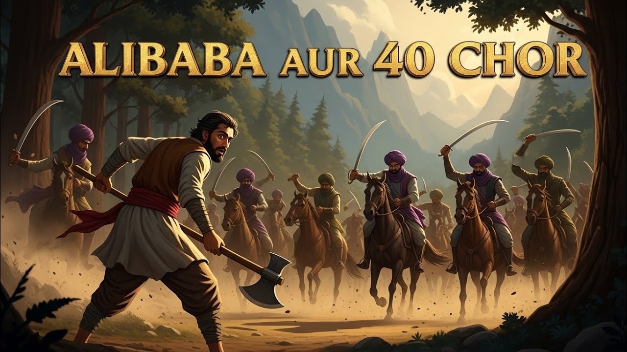 Alibaba Aur 40 Chor Ki Rahasyamayi Gufa | Magical Treasure Story#HindiKahani #AdventureStories 