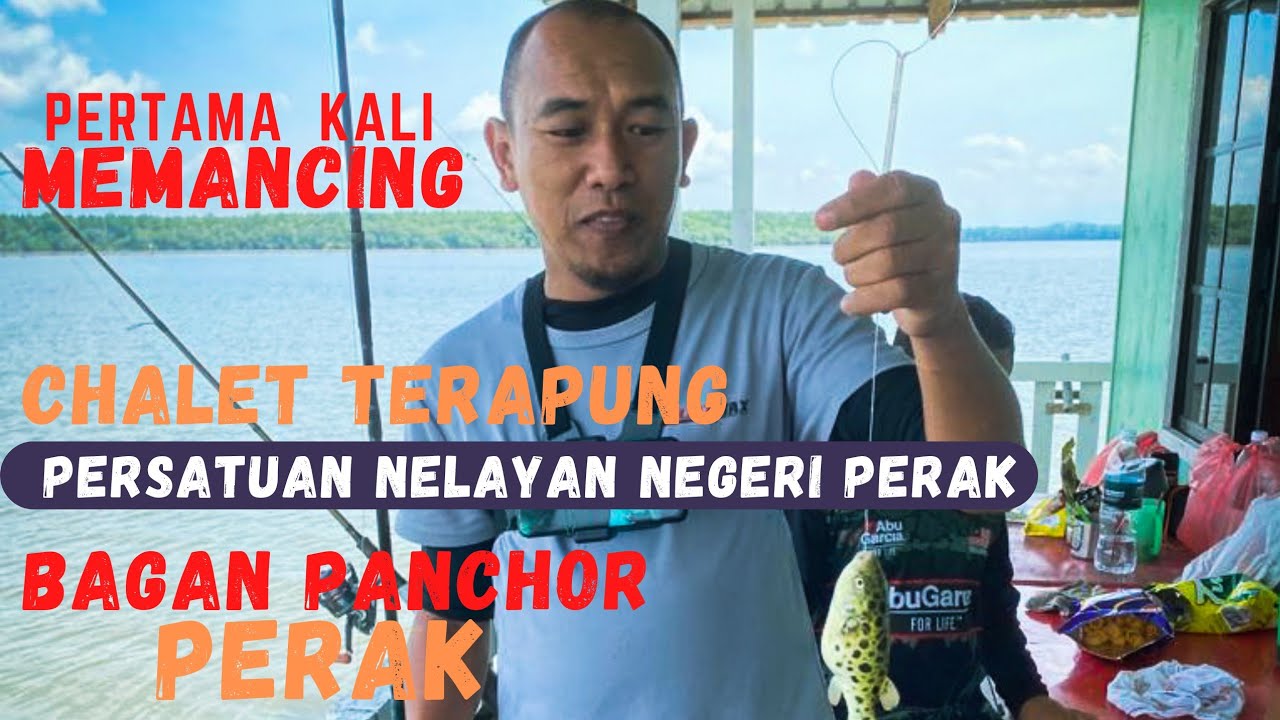 Pertama Kali memancing di laut | Chalet Terapung, Bagan Panchor Perak.