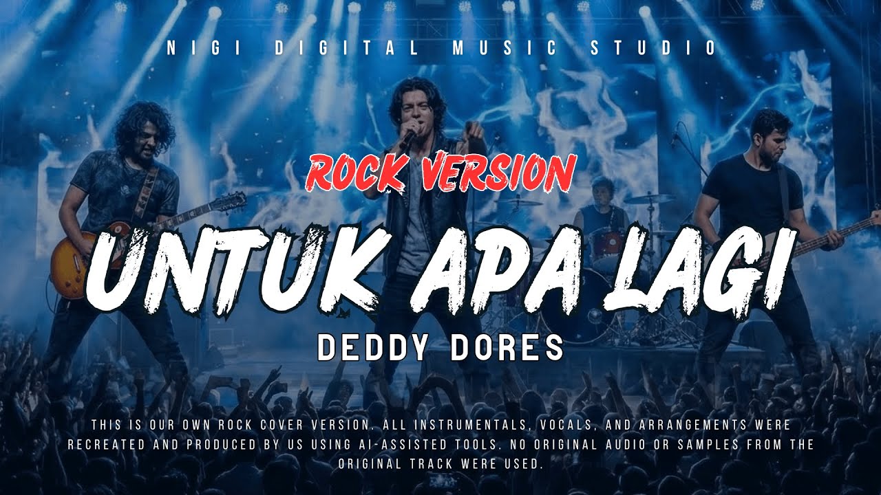 DEDDY DORES - UNTUK APA LAGI (ROCK VERSION) - COVER BY NIGI DMS