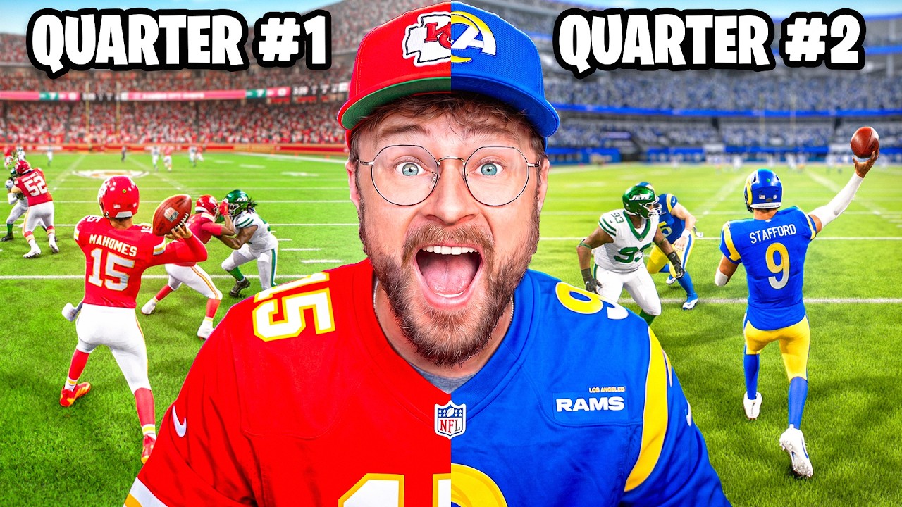 Madden, НО в каждой четверти мы меняем команды!