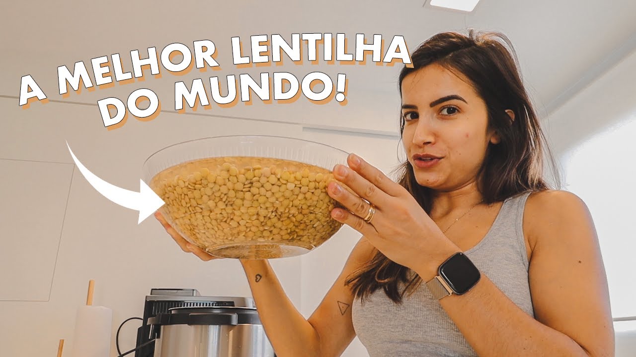 COMO FAZER LENTILHA E SALGADINHO DE GRÃO DE BICO 😋 Cozinha da Vanessinha | Vanessa Lino