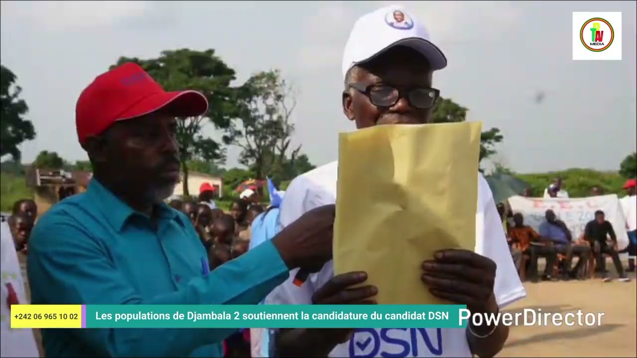 Les populations de Djambala 2 soutiennent la candidature du candidat DSN 
