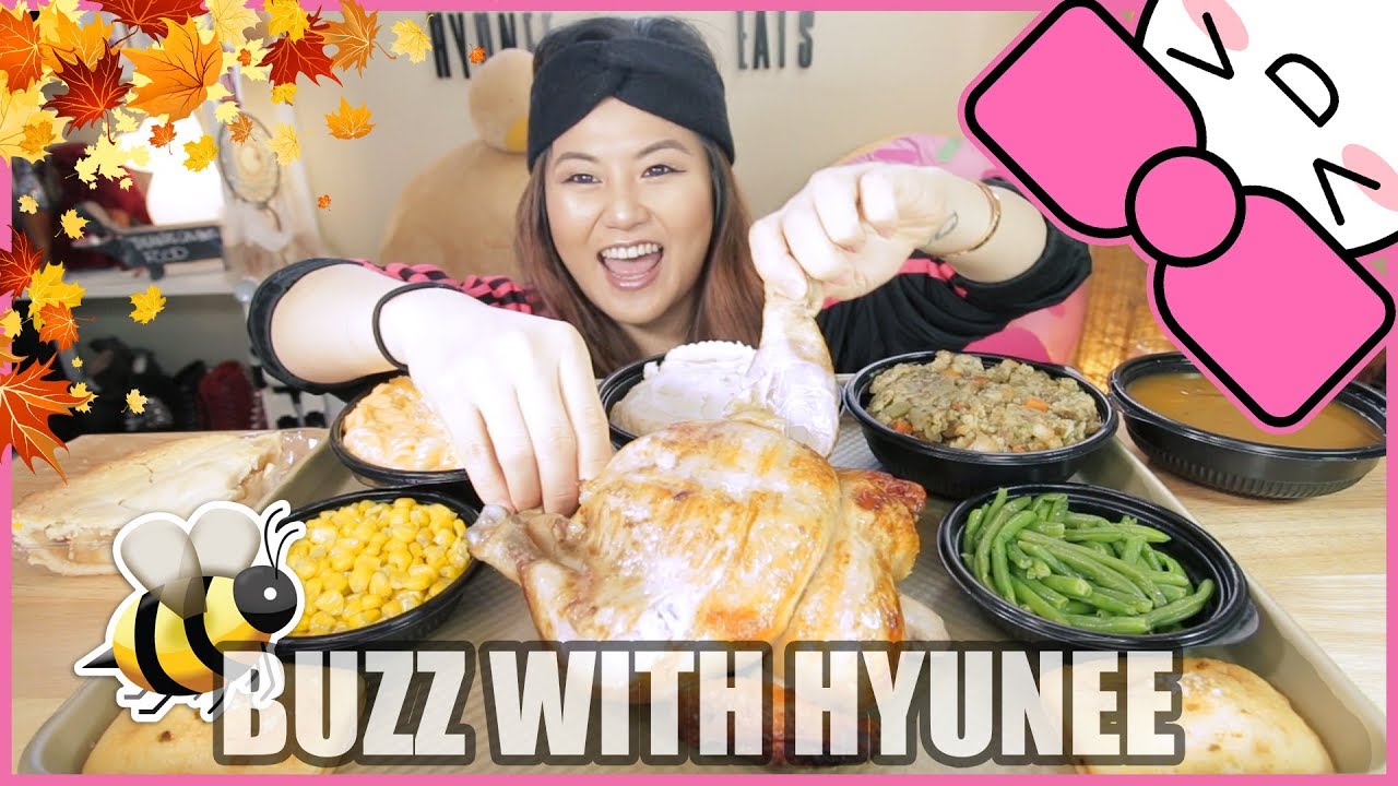 THANKSGIVING DINNER with HYUNEE | MUKBANG