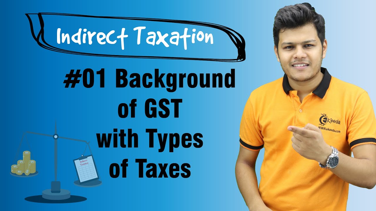 Background of GST with Types of Taxes - Introduction to GST in India - Indirect Taxation