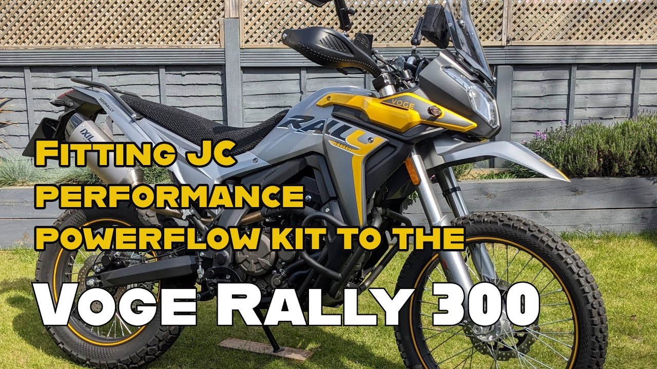 Voge Rally 300 Instructions on Fitting JC Performance Powerflow kit