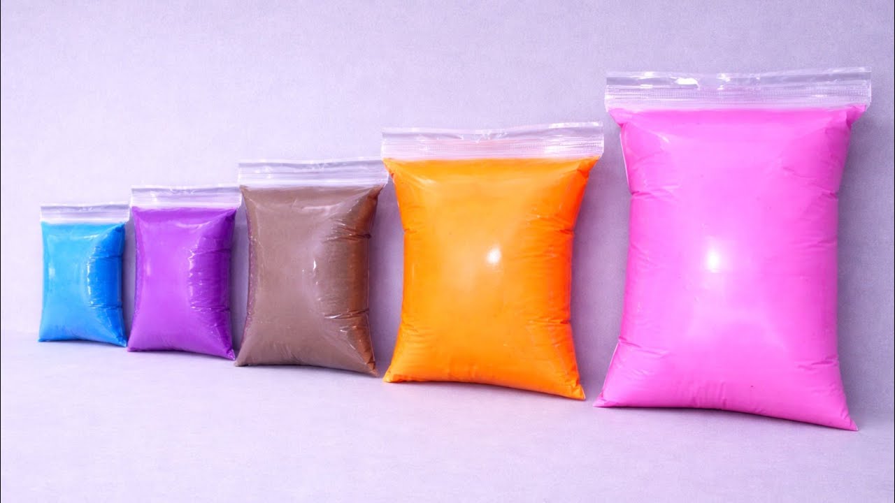 Satisfying ASMR sound From small to large super clay unboxing|4:07minutes satisfying unboxing #clay