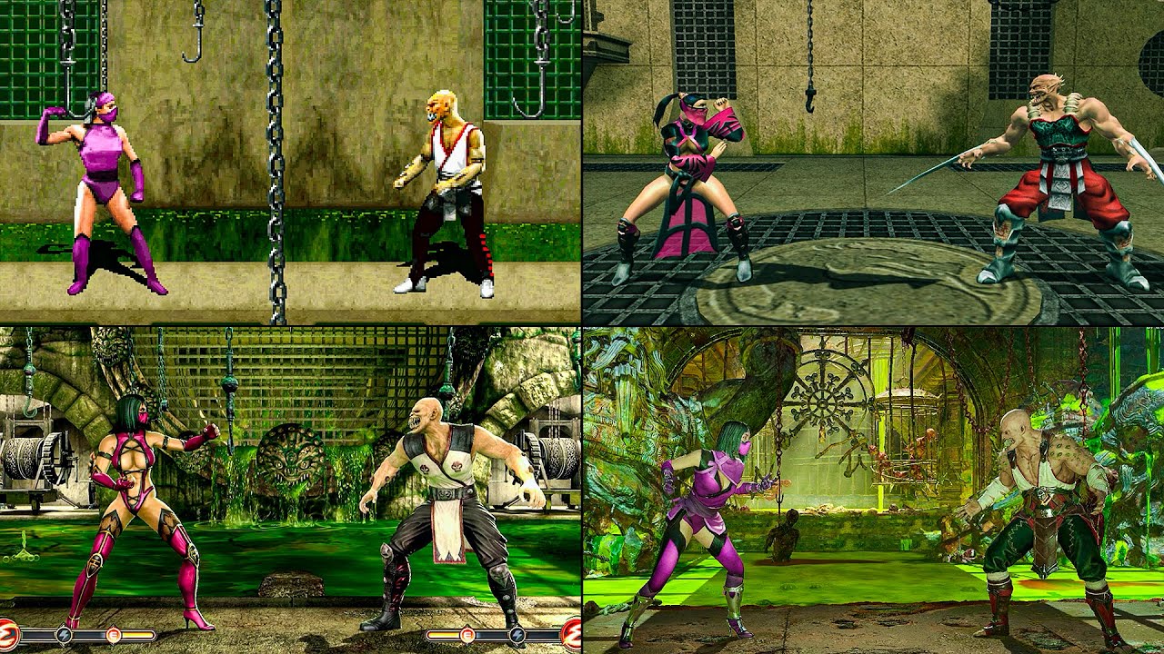 Mortal Kombat Arenas / Stages Evolution MK to MK11 | 2K 60FPS