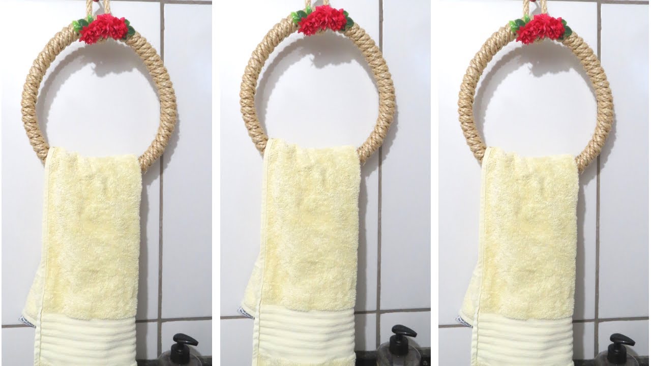 🌹 ARTESANATO PARA BANHEIRO COM CORDA DE SISAL #1 | #dolixoaoluxo