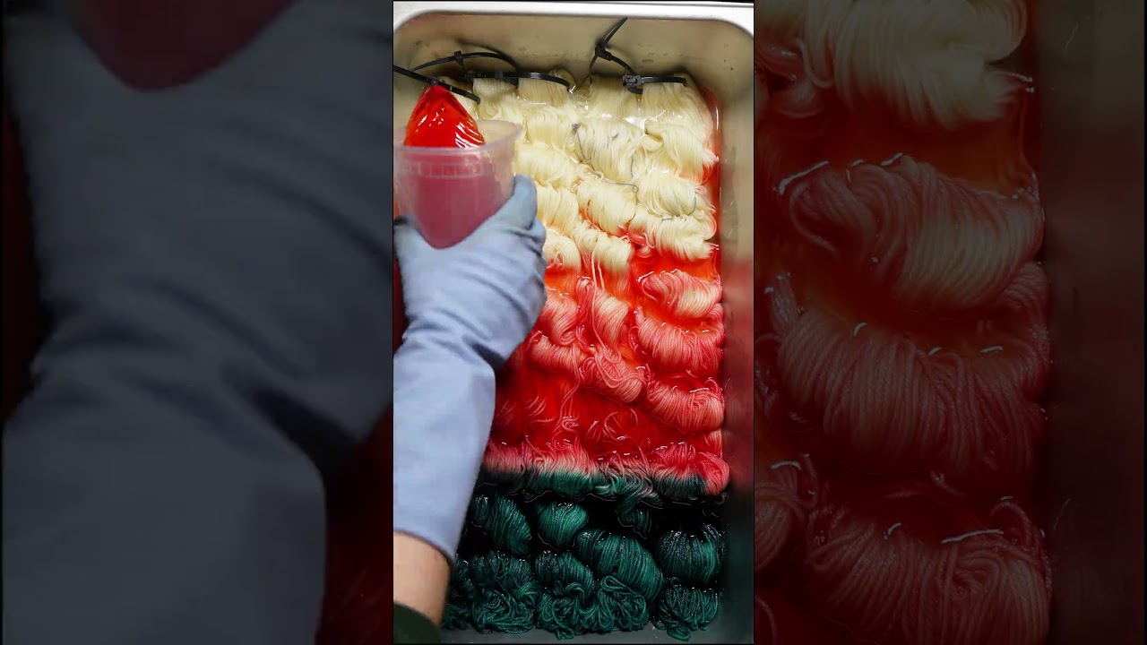 Yarn inspired by a Bali sunrise