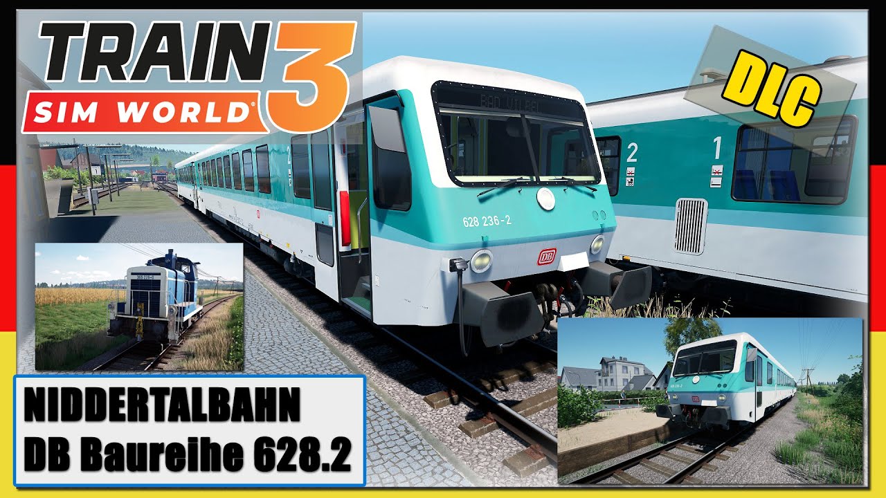 TSW3 NIDDERTALBAHN mit BR 628 | NEUE STRECKE von TSG! | Train Sim World 3 Gameplay