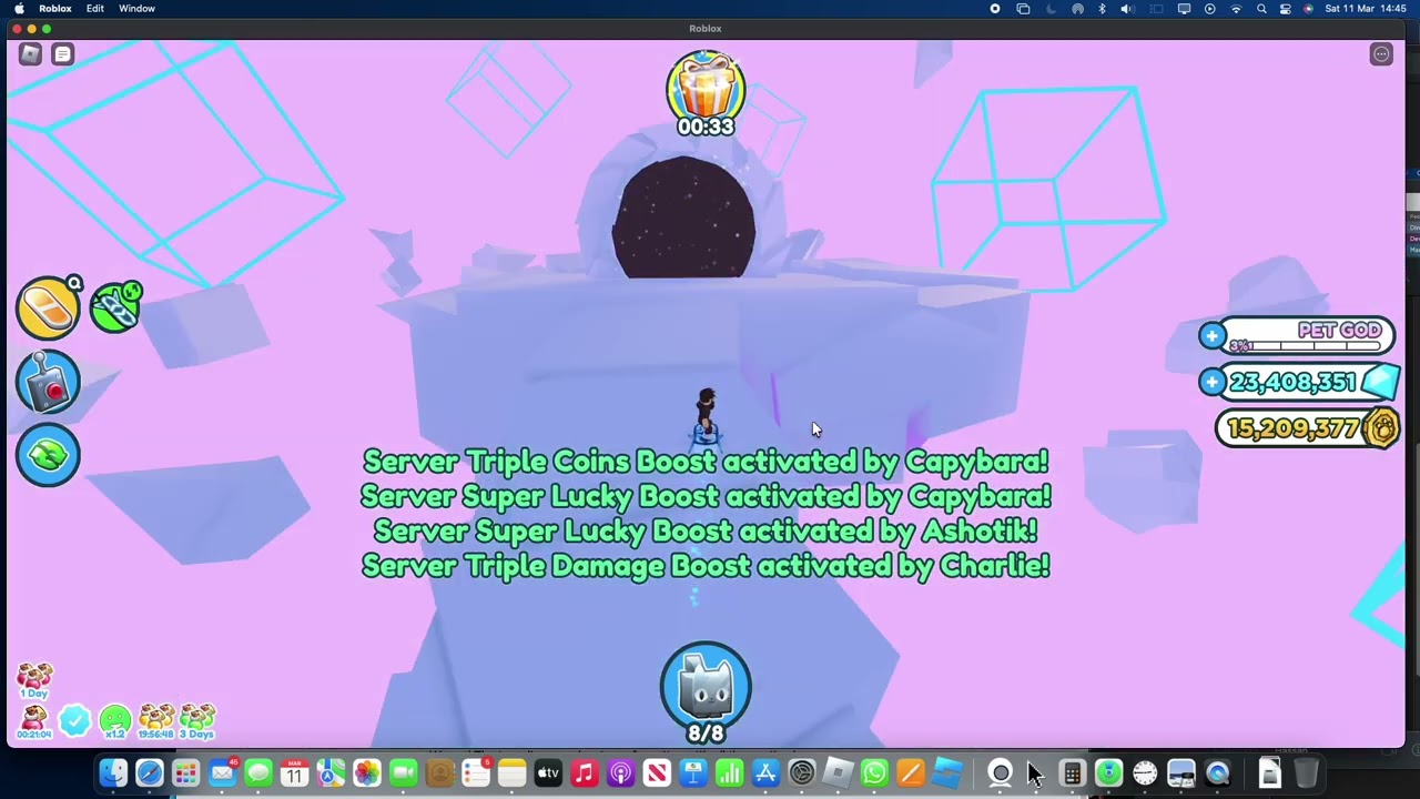 8 MINUTES OF BOOST ACTIVATION