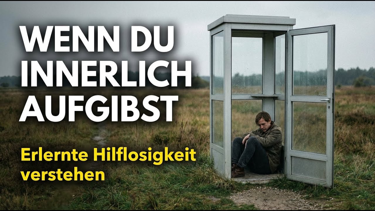 Wenn Du innerlich aufgibst - Erlernte Hilflosigkeit verstehen