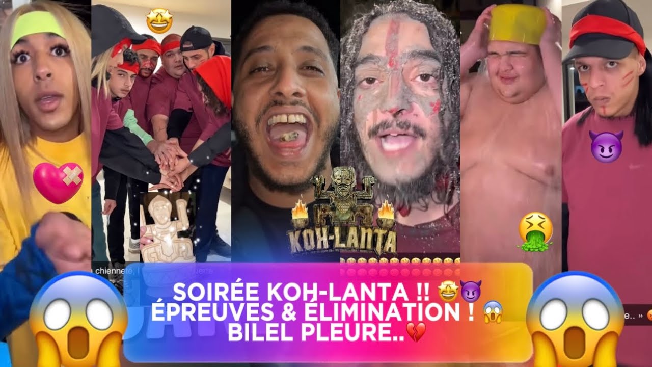 NASDAS & Co.🦅[EP.157🍿] SOIRÉE KOH-LANTA !!😈🤩•ÉPREUVES & ÉLIMINATIONS !😱•BILEL Pleure💔•MOUNA en RAGE🤬