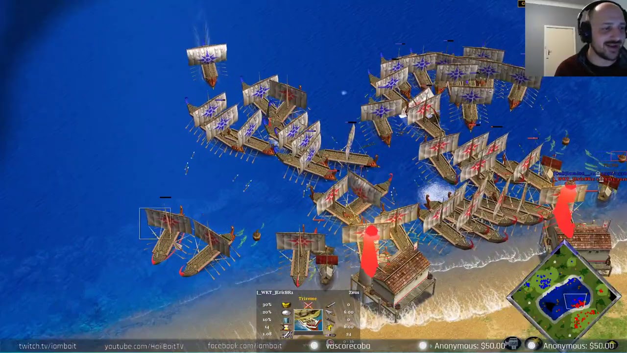 IamJoe vs EricBR - Age of Mythology: The Titans (Game 1)