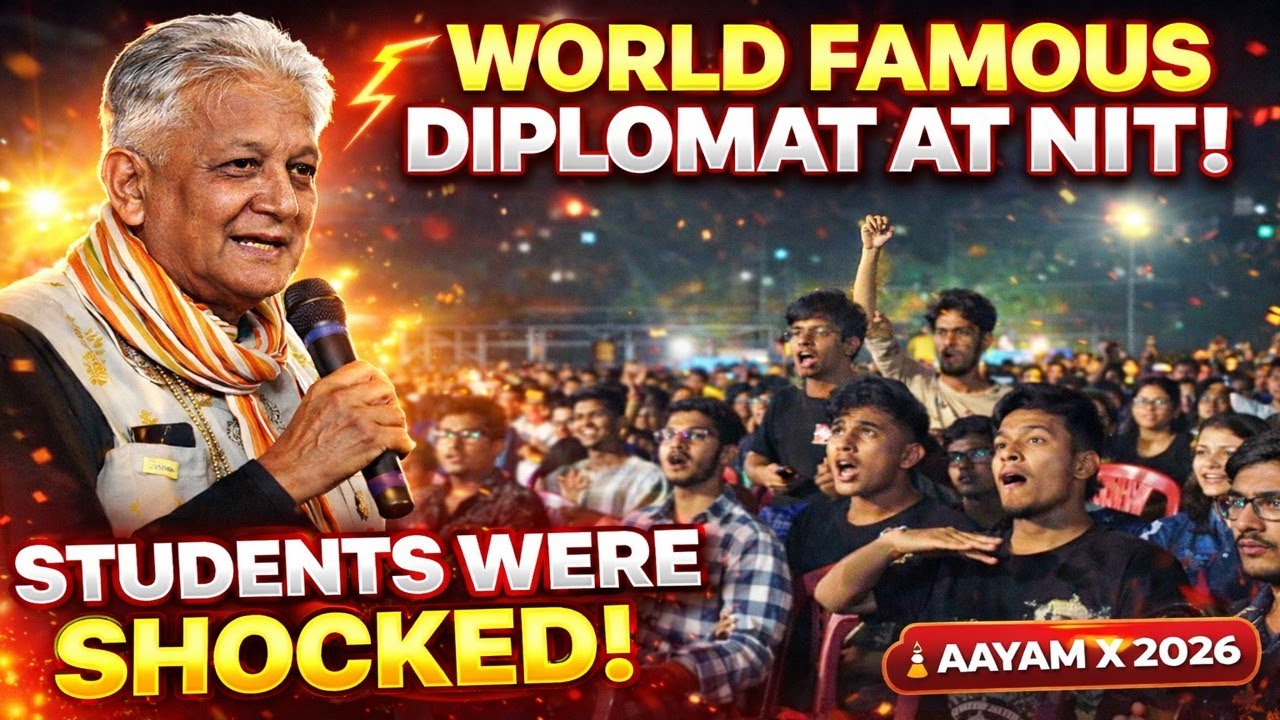 World Famous Diplomat Dr. Deepak Vohra at NIT Agartala | AAYAM X 2026 Full Speaker Session 🔥 #india 