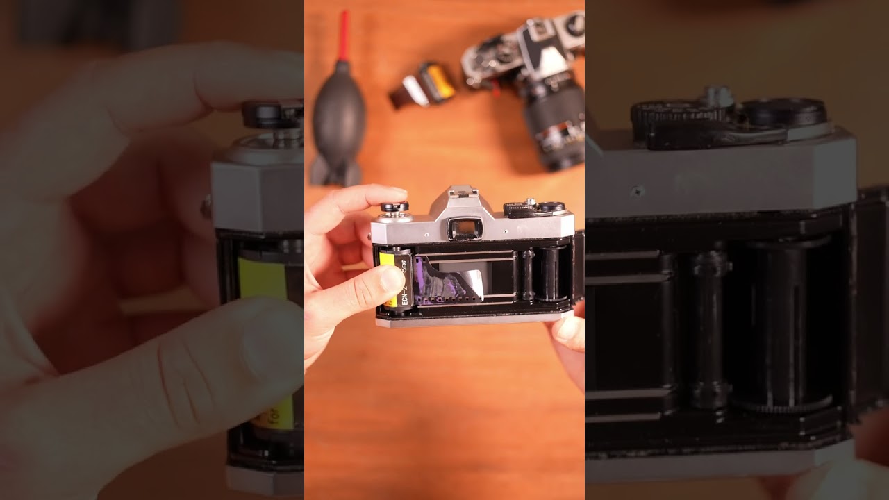 How To Load The Pentax K1000  #filmphotography #35mmfilmcamera