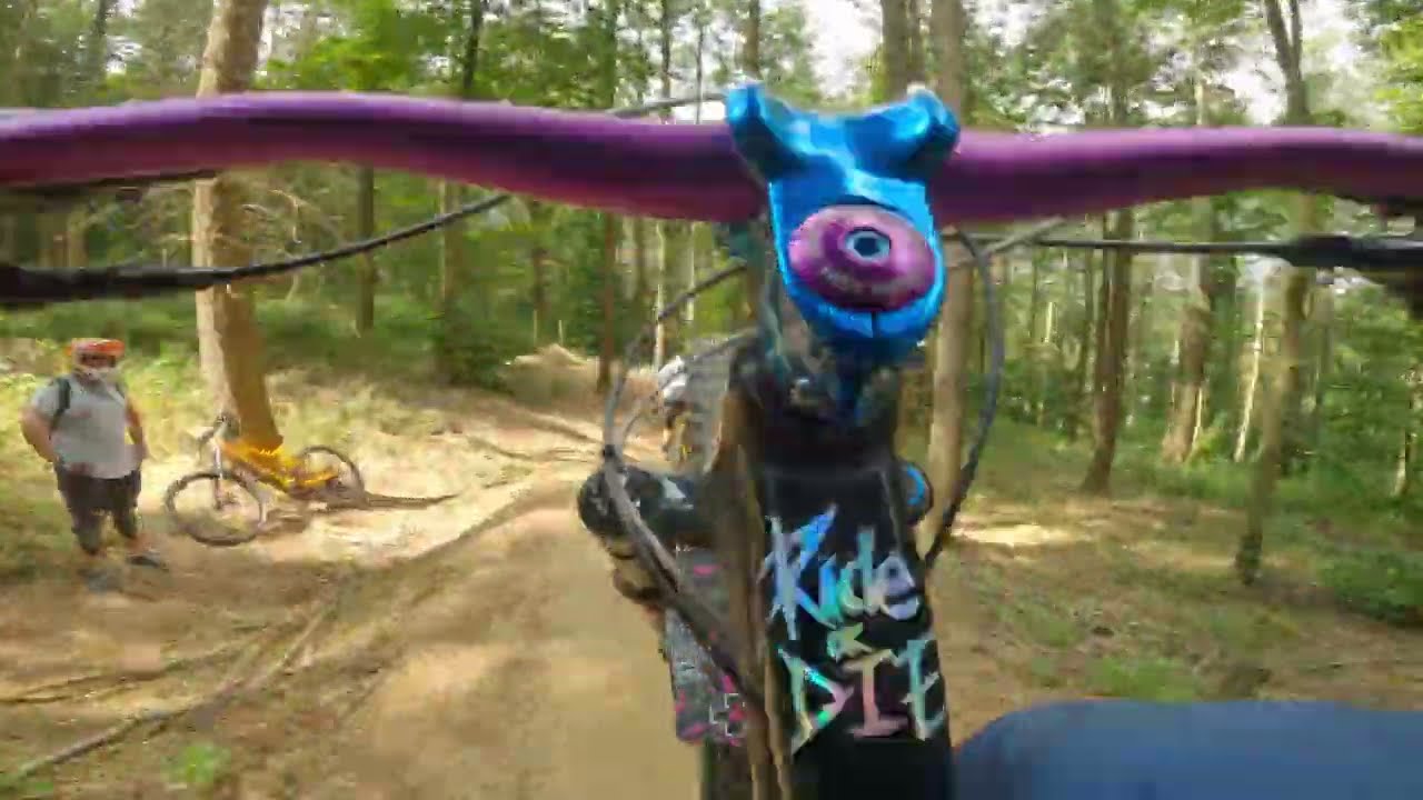 Mosbach Flowtrail full run - Rot und Blau | MTB Heidelberg