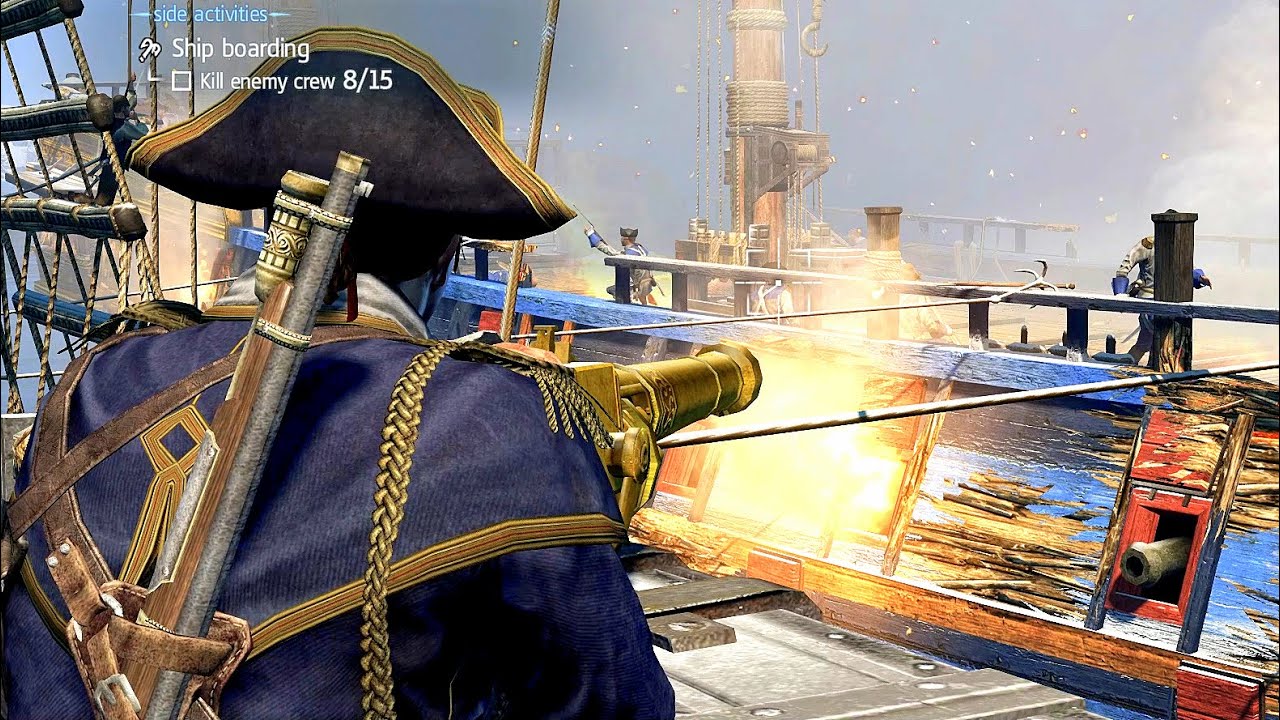 Assassin's Creed Rogue Ship Combat with Captain Outfit Subscriber Req Ep 25