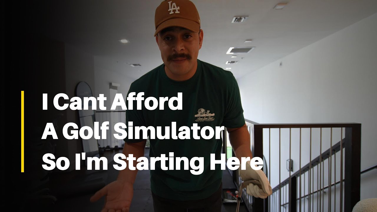 Building My Own Golf Simulator With Home Depot Turf!