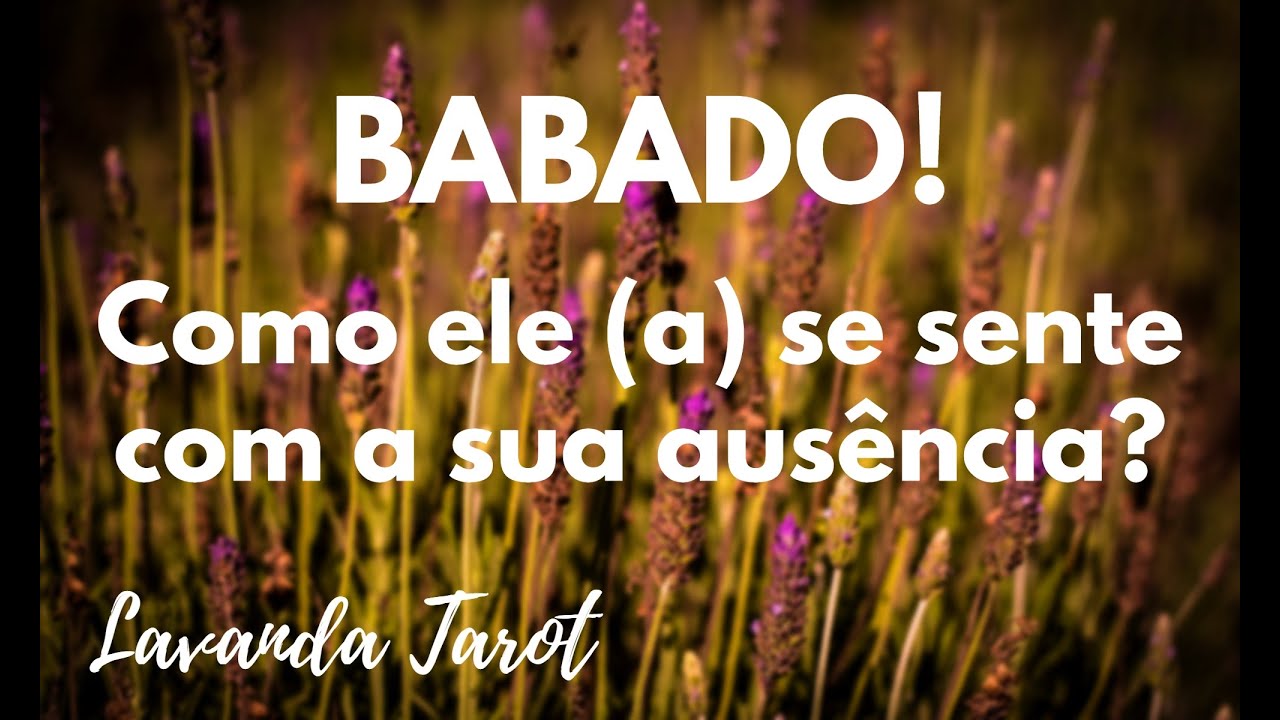 #tarot 💜💌🪻BABADO! Como ele (a) se sente com a sua ausência?💜💌🪻