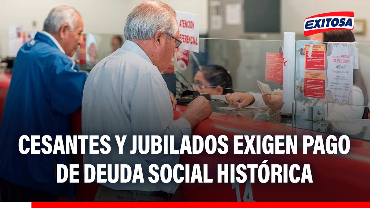🔴🔵 Cesantes y Jubilados exigen pago de deuda social histórica: 