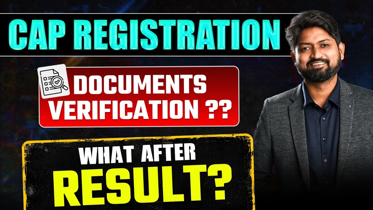 MHTCET 2026: What to Do After Results? | CAP Round Registration Dates ?? | Ankush Sir #mhtcet2026