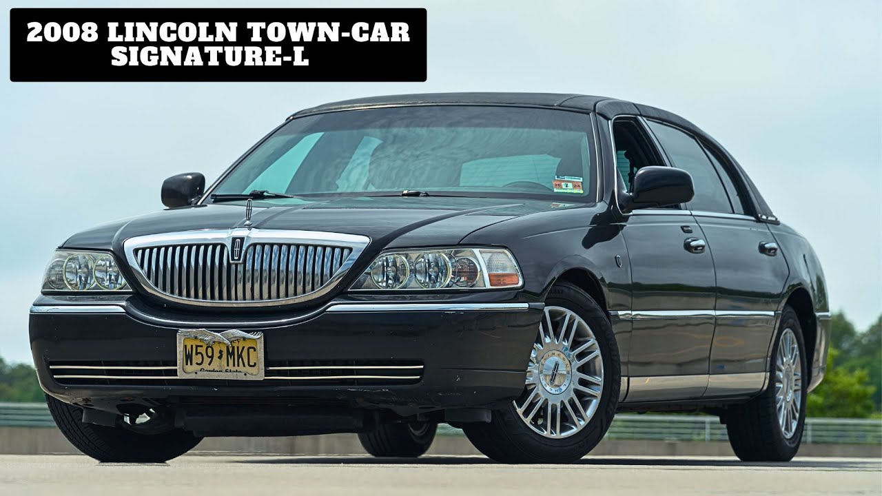 2008 LINCOLN TOWN CAR SIGNATURE-L IN DEPTH REVIEW WALK AROUND POV DRIVING