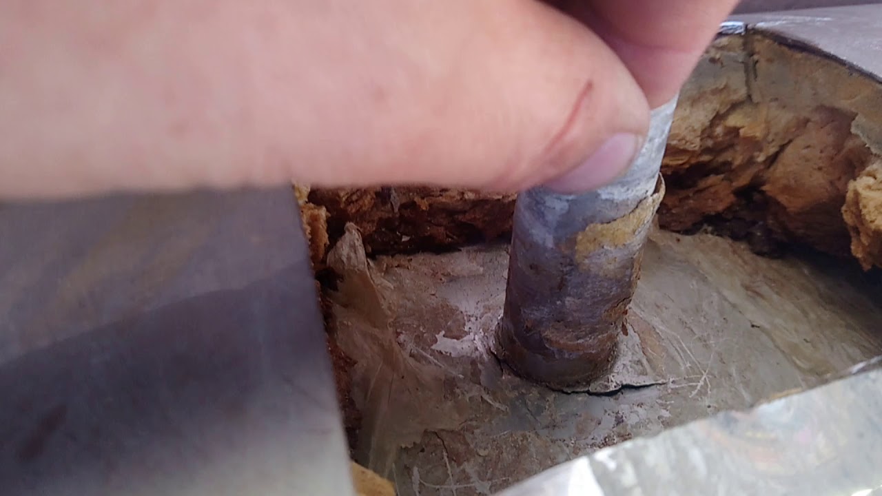 Reparación de un termo-tanque dañado