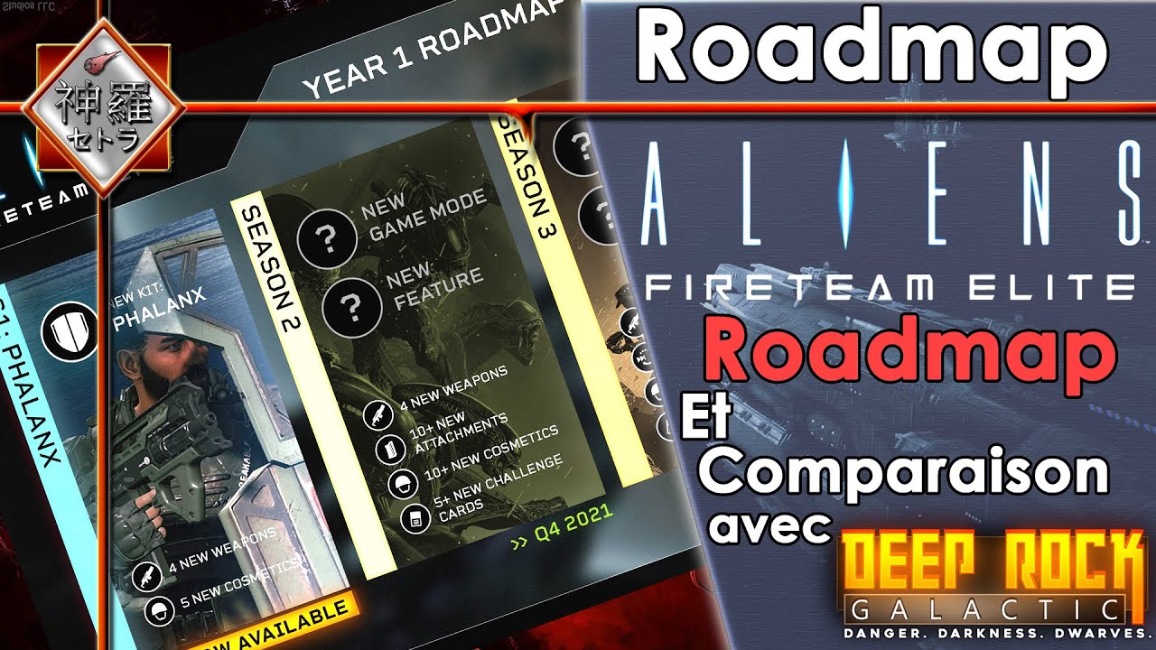 Aliens Fireteam Elite - La Roadmap inutile et la comparaison avec Deep Rock Galactic !