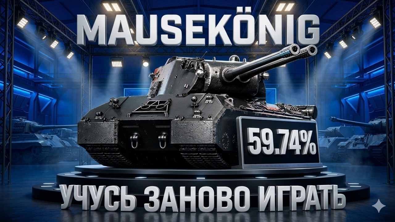 MAUSEKÖNIG — УЧУСЬ ЗАНОВО ИГРАТЬ [ 3 Сезон, 10 серия ] | Отметка в ГОВ**Е [ 59.74% ]