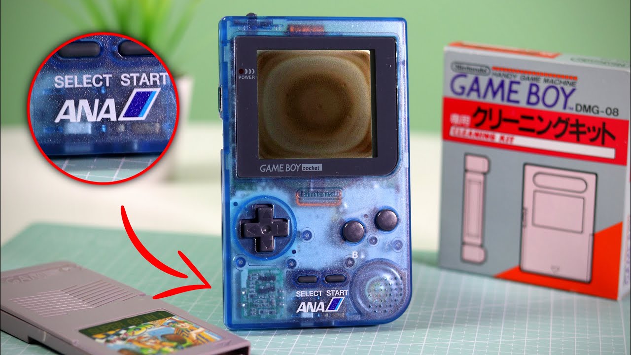 Rare ANA GameBoy Pocket FULL Restoration!