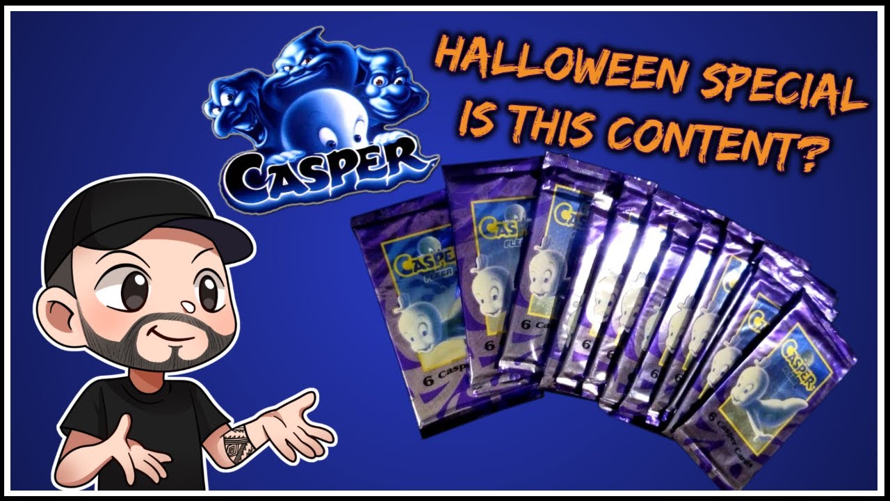 1995 Fleer Casper the Movie Trading Cards Opening! Is this Content? Halloween Special!