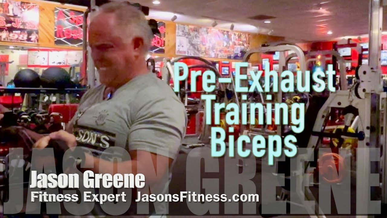 Pre-Exhaust Bicep Workout on 1-ON-1 with Jason's Fitness TV Show