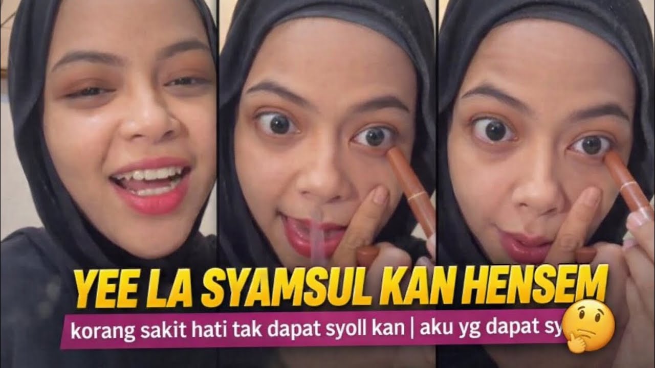 YElaaa Syamsul kan hensemmm | korang sakit hati kan korang tak dapat syolll | aku yg dapat syamsol