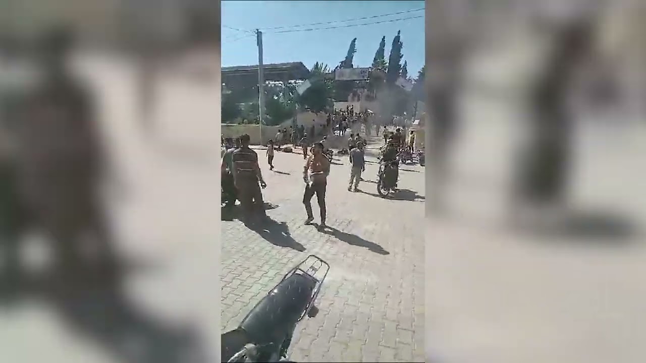 احـ ـتجاجات ومواجهات بالمناطق المحتلة شمالي سوريا