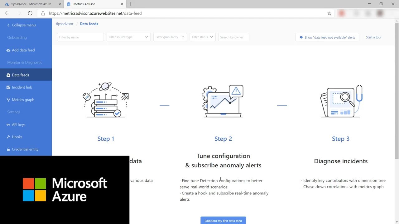 How to get started with Metrics Advisor | Azure Tips and Tricks
