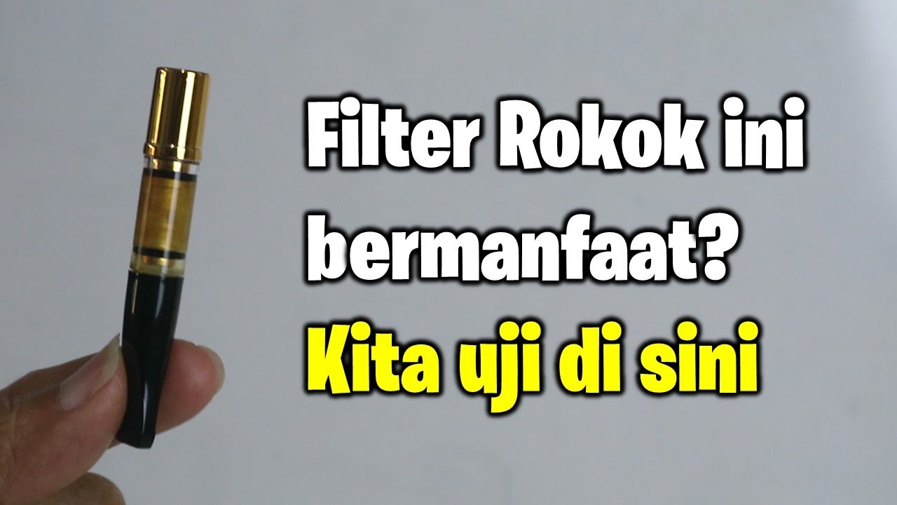 Menguji manfaat filter rokok model baru