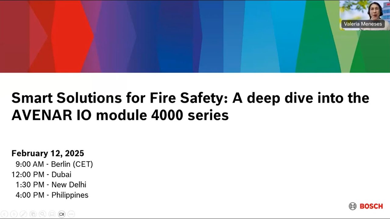 Smart Solutions for Fire Safety: A deep dive into the AVENAR IO module 4000 series