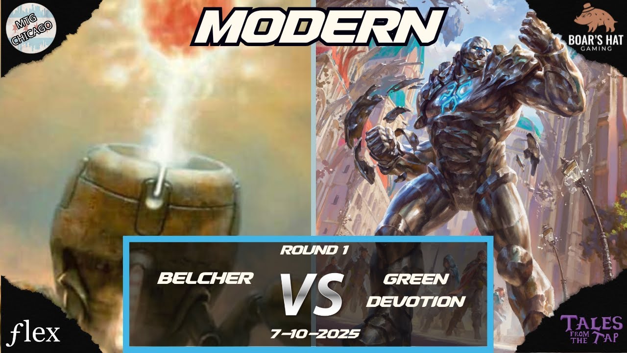 Mono Blue Belcher VS Mono Green Devotion  [MTG Modern Round 1]