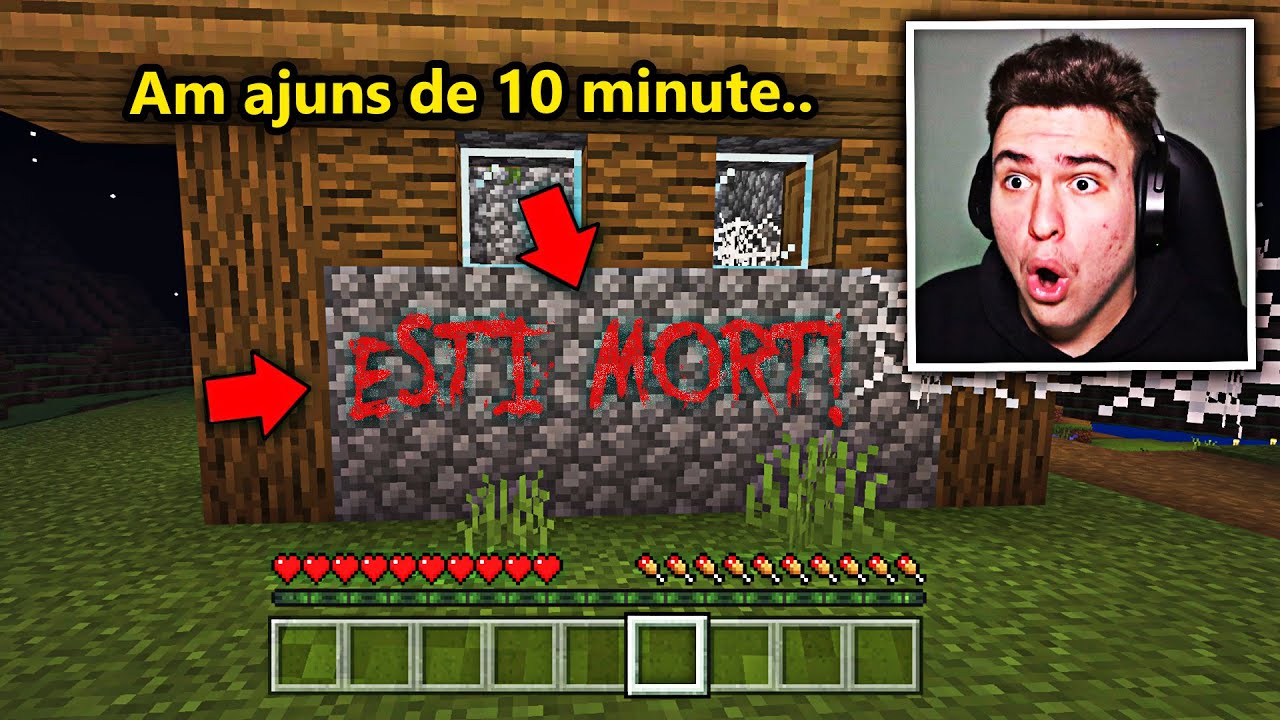 Am intrat de 10 minute în acest sat.. și deja am găsit texte horror pe pereți ! (Minecraft)