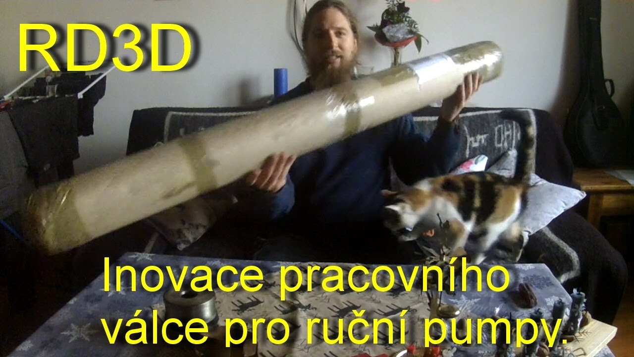 RD3D - Inovace pracovního válce pro ruční pumpy
