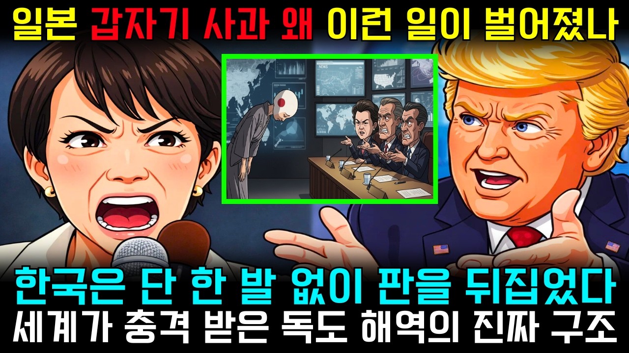 일본이 먼저 고개 숙였다… 독도에서 시작된 한국의 조용한 역전 구조
