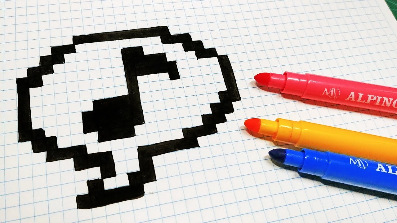 Handmade Pixel Art - How To Draw Music #pixelart
