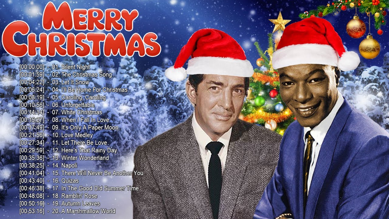 Nat King Cole & Dean Martin Best Of Christmas Full Album - Best Christmas Carols Music
