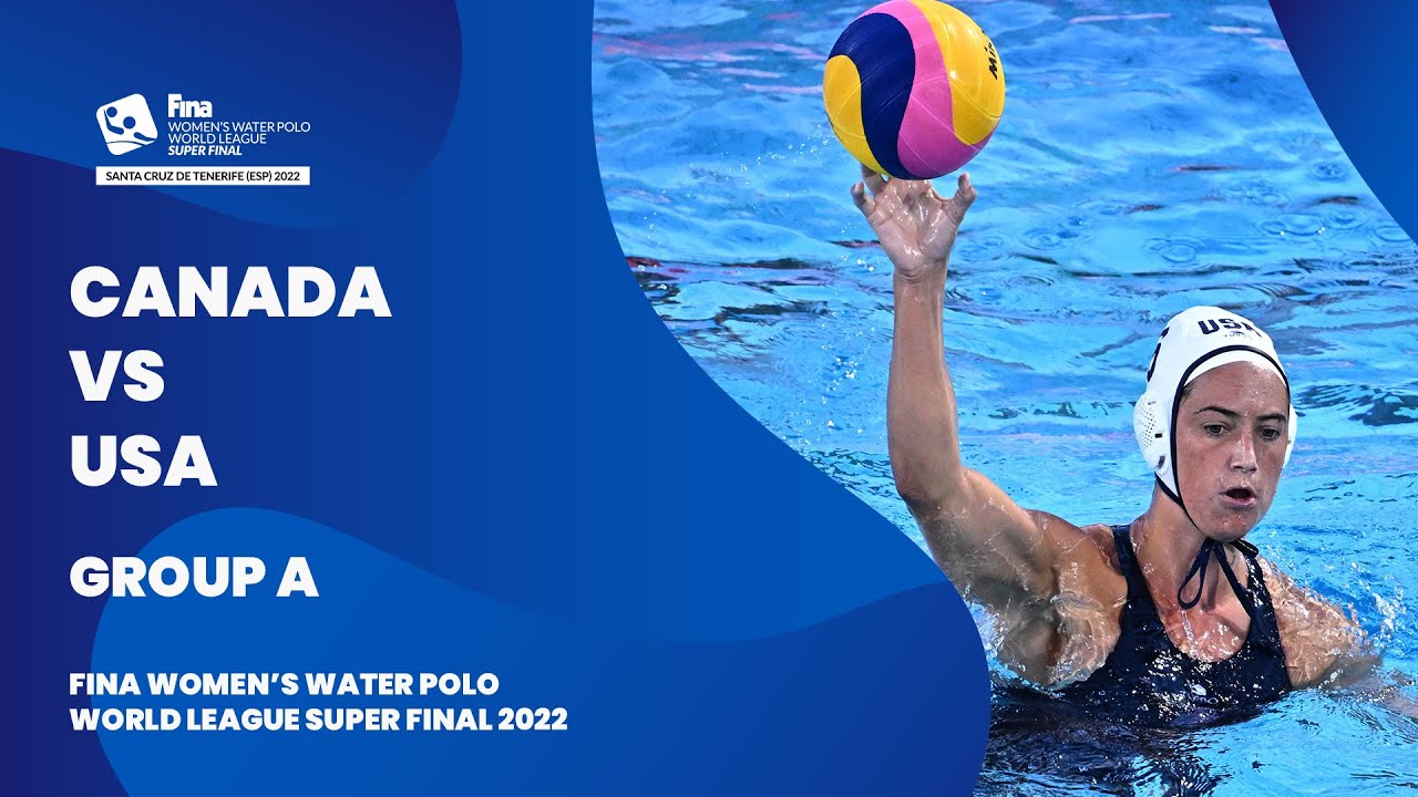 LIVE | Canada vs USA | Group Stage | Women’s Water Polo World League Super Final 2022