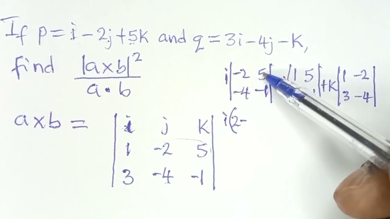 Master Dot Product & Cross Product of Vectors of Vectors