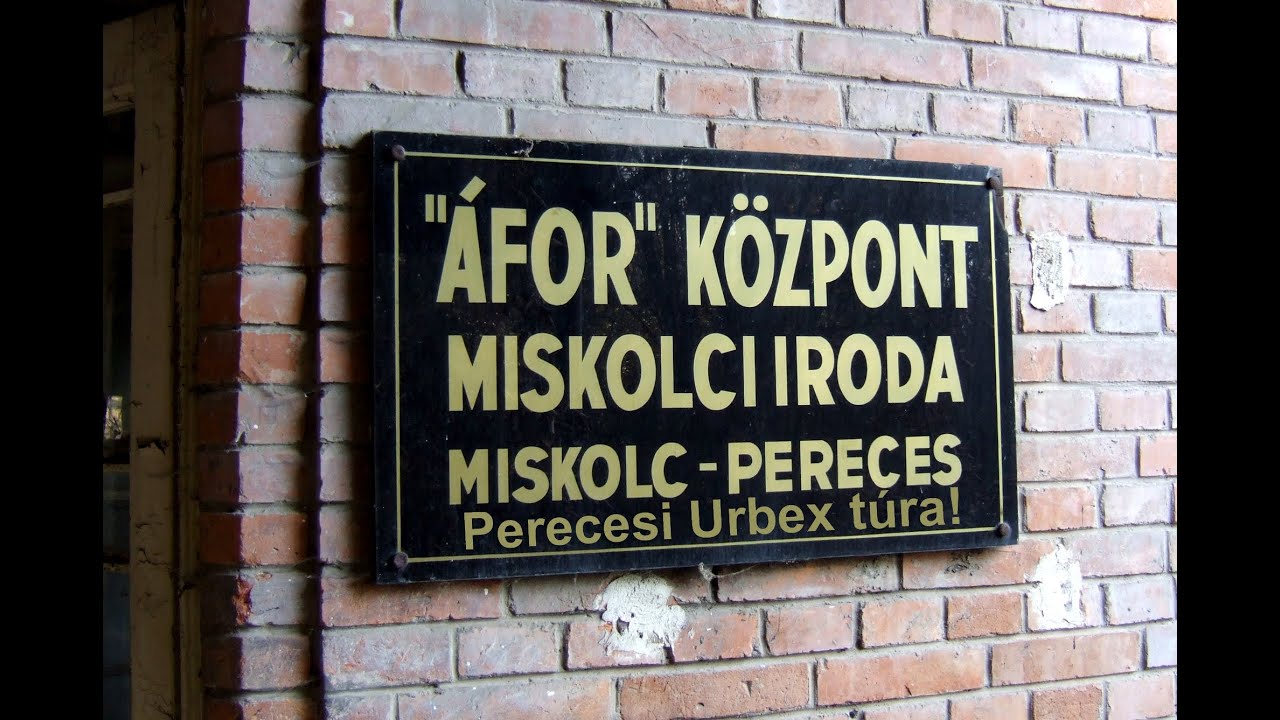 Elhagyatva Miskolcon. Perecesi bányaigazgatóság épületei.